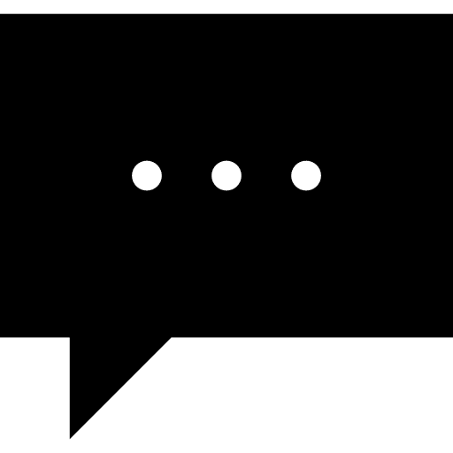 Speech bubble speech balloon communication writing icon