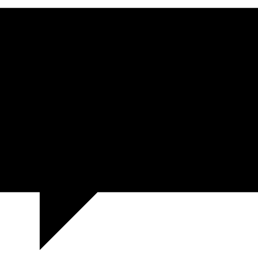 Speech bubble word speech communication icon