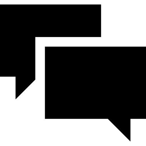 Speech bubble communication conversation speech balloon icon