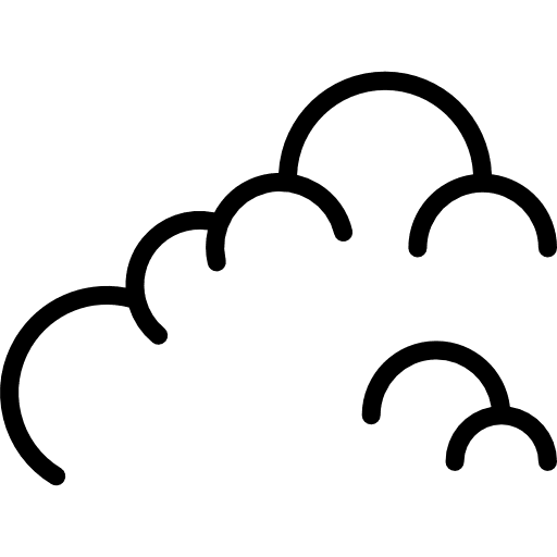 Clouds weather sky cloudy icon