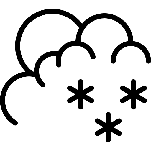 Morning snow weather meteorology snow icon