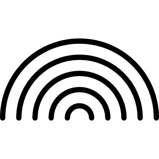 Rainbow rainbow nature atmospheric icon