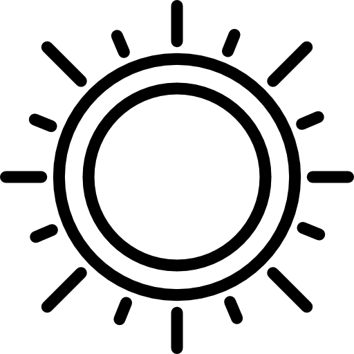 Sunny meteorology weather sunny icon