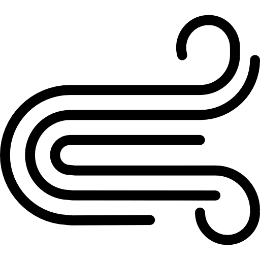 Wind wind air flow weather icon