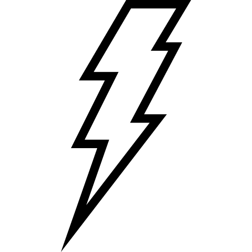 Bolt weather technology light icon