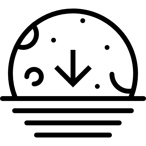 Moon moon phase meteorology astronomy icon