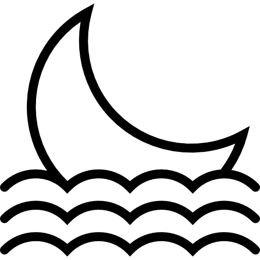 Moon nature moon phase astronomy icon