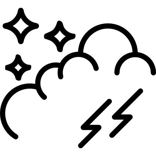 Storm weather storm rainy icon