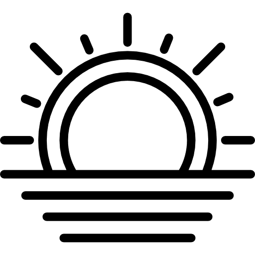 Sunset sunset landscape nature icon