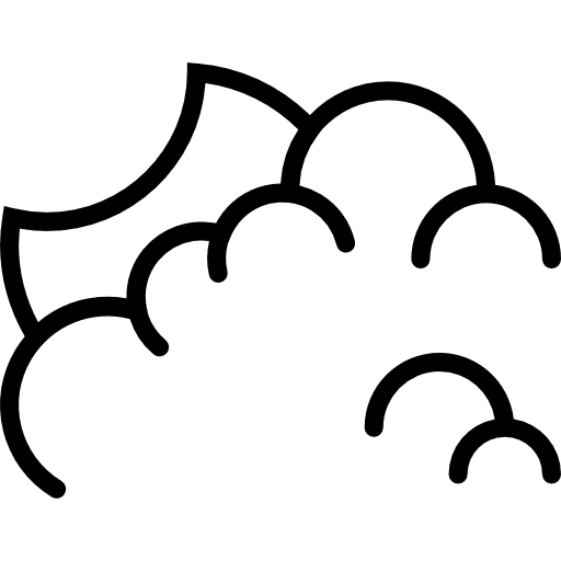 Cloudy night weather cloudy atmospheric icon