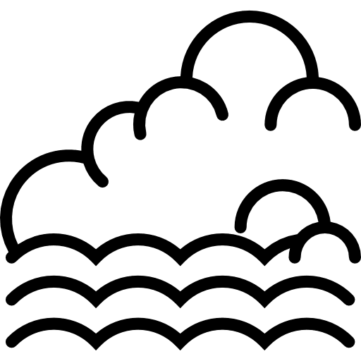 Tide ocean weather energies icon