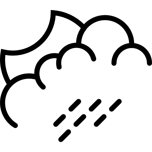 Weather cloudy day summer icon