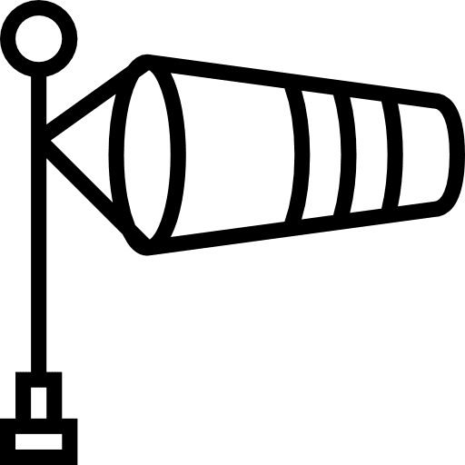 Weather wind sign weather meteorology icon
