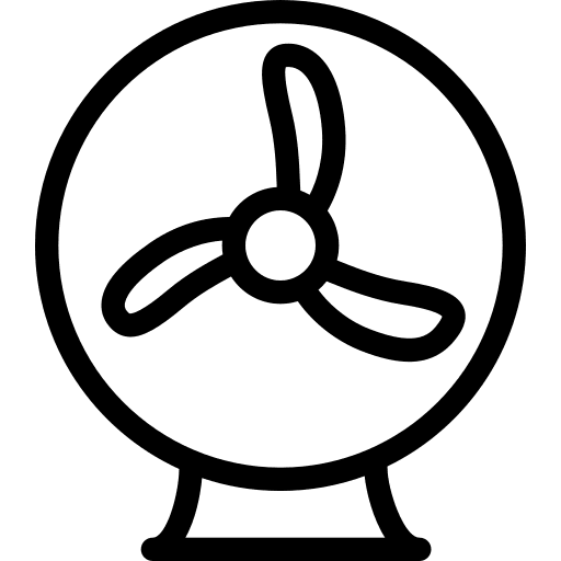 Fan cooler cooling fan icon