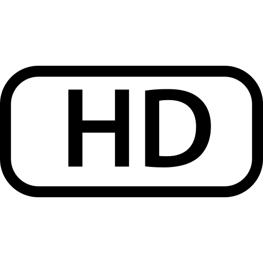 High definition television technology tv icon