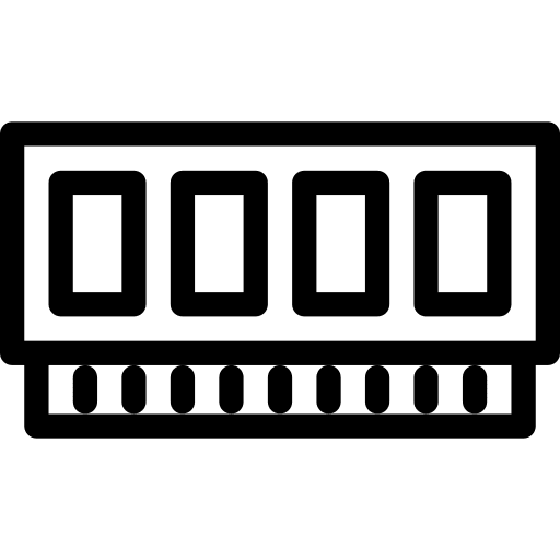 Ram memory technology processor ram memory icon