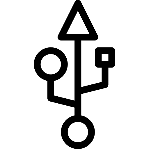 Usb memory pen data storage icon