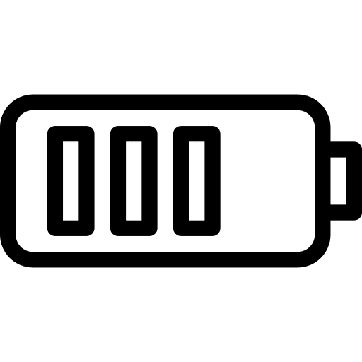 Battery full battery battery level battery icon