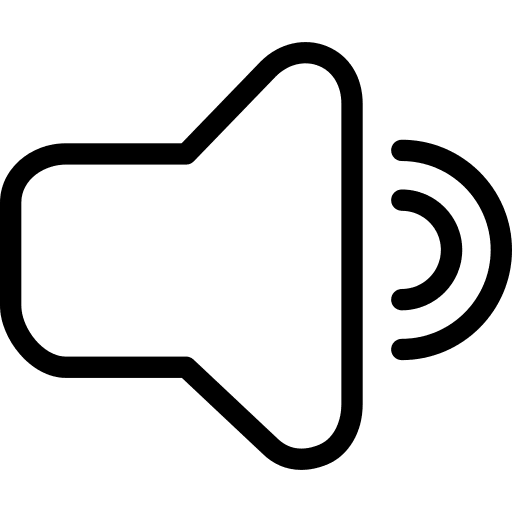 Volume music and multimedia interface multimedia option icon