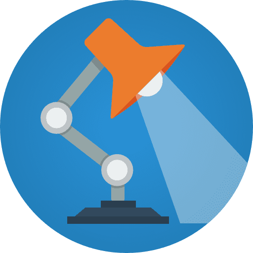 Lamp tools and utensils desk lamp lamp icon