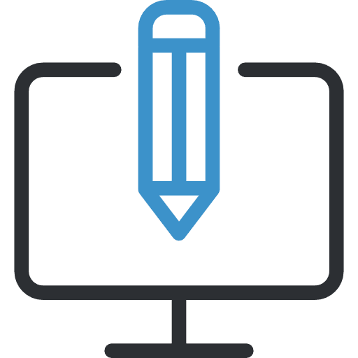 Computer multimedia monitor computer icon