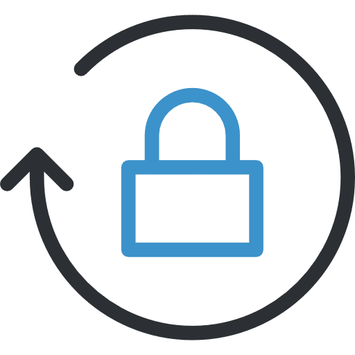 Padlock locked secure padlock icon