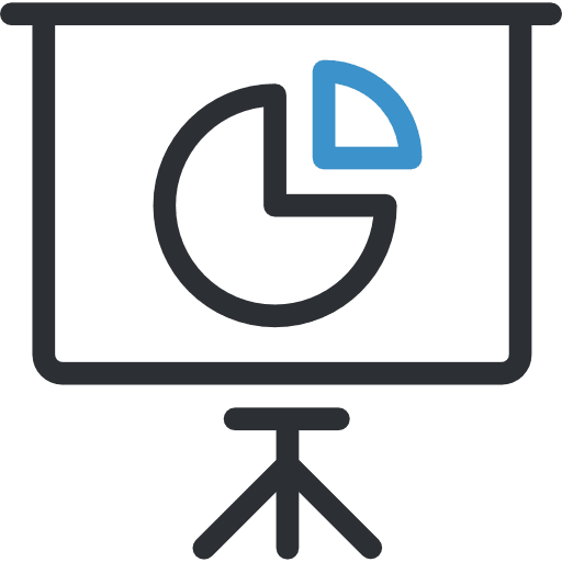 Pie chart pie chart business and finance marketing icon