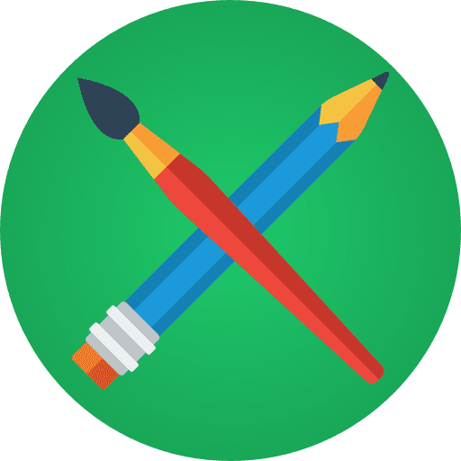 School material pen mug pencil icon