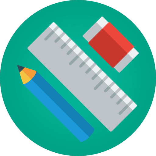School material tools and utensils pen writing tool icon