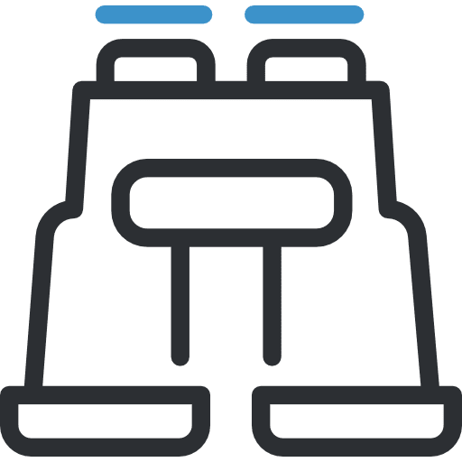 Binoculars spy eye miscellaneous icon