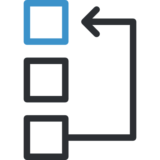 List menu seo and web signs icon