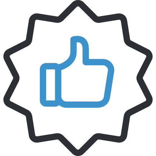 Like like gestures thumb up icon