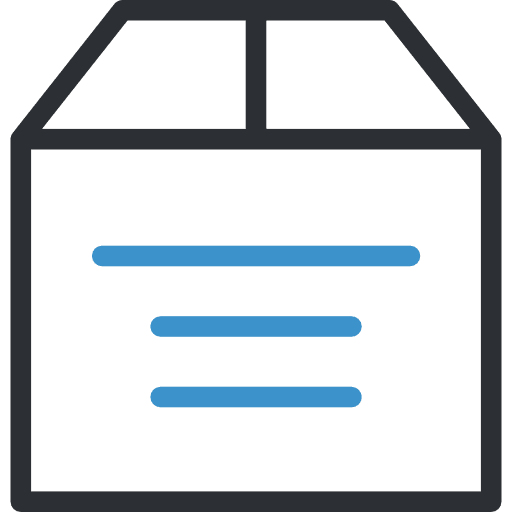 Package shipping and delivery fragile packaging icon