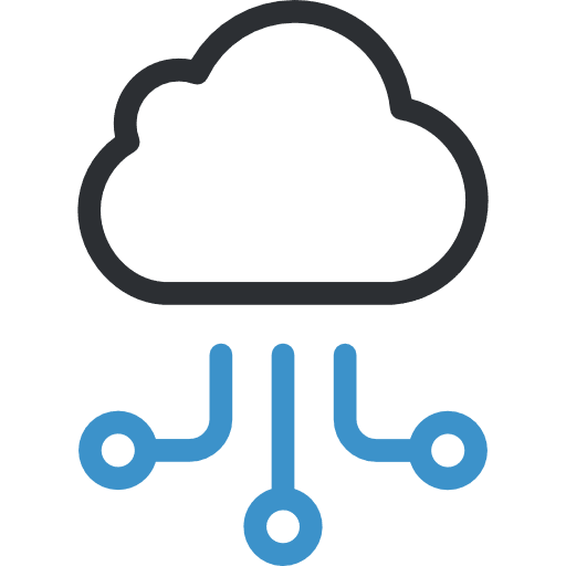 Cloud computing jotta cloud hosting deploy icon