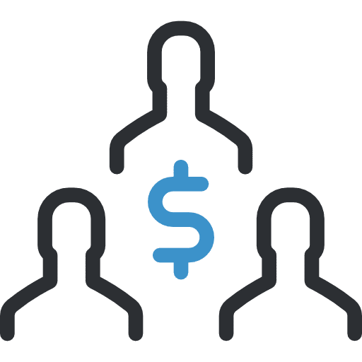 Group members team men icon