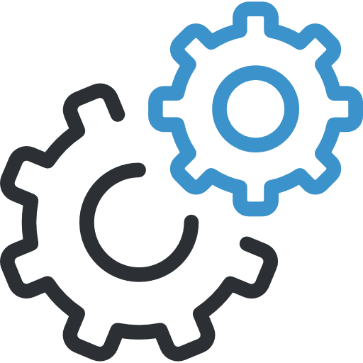 Settings miscellaneous configuration metal gear icon