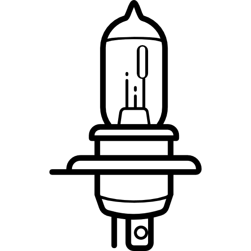 Lamp light automobile transportation icon