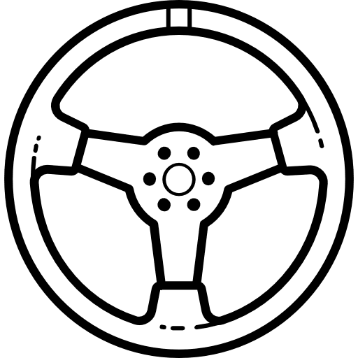 Steering wheel car racing miscellaneous icon