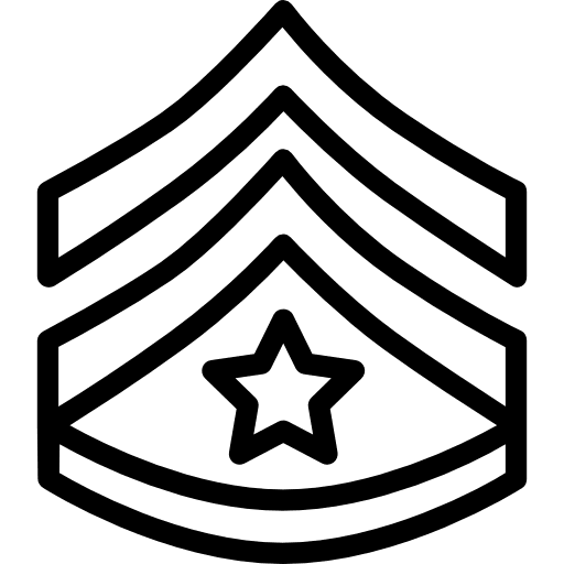 Badge army badge shapes and symbols icon