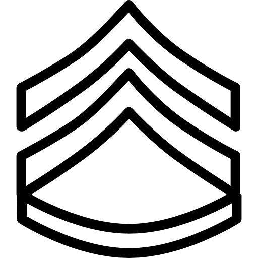 Badge army rank badge icon