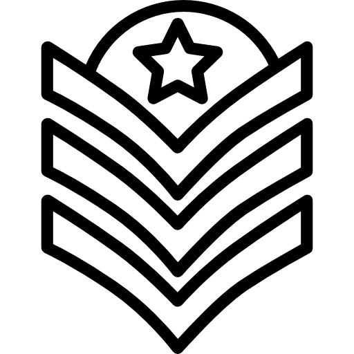 Badge military badge shapes and symbols icon