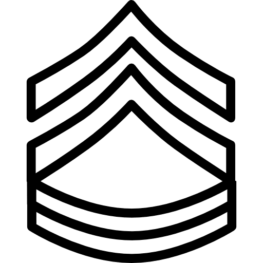 Badge military army shapes and symbols icon