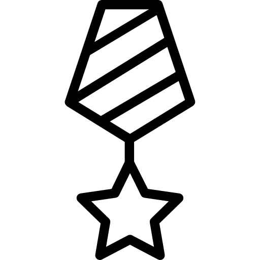 Medal sports and competition champion award icon