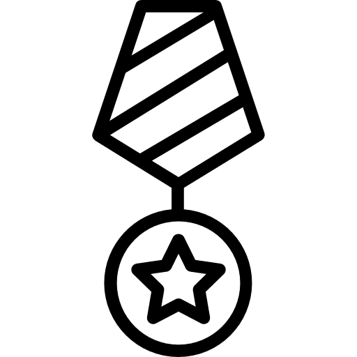 Medal winner award medal icon