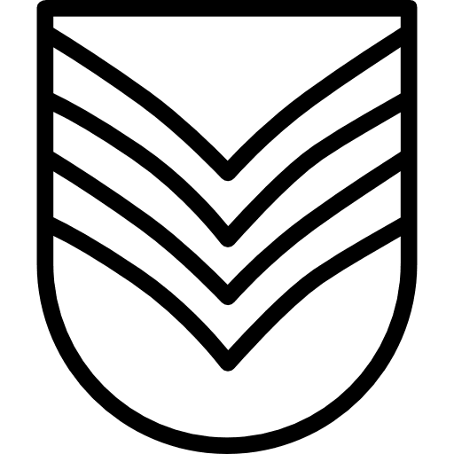 Badge military rank army icon