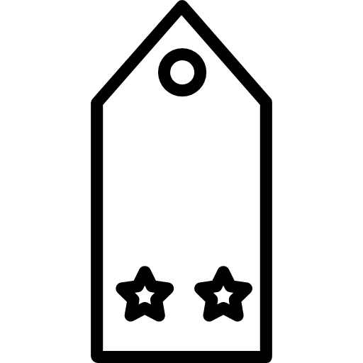 Badge rank badge military icon