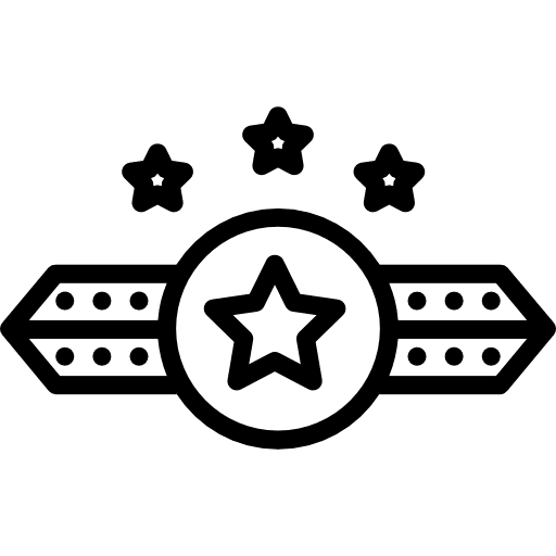 Badge rank military badge icon