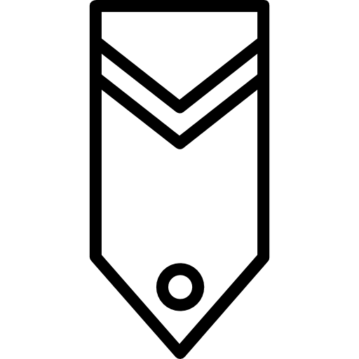 Badge shapes and symbols badge military icon