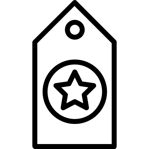 Badge shapes and symbols military army icon