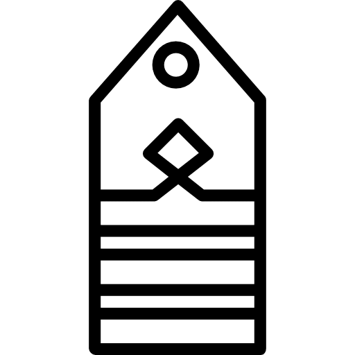 Badge military shapes and symbols army icon